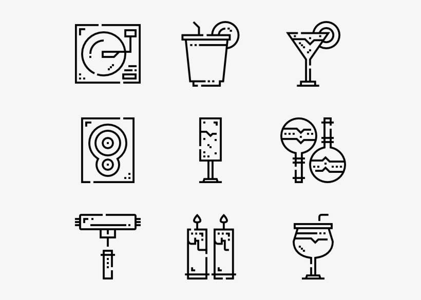 Night Party - Transparent Background Travel Icons, transparent png download