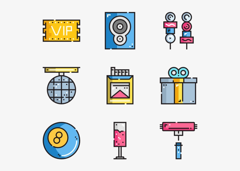 Night Party - School Facilities Icon Png, transparent png download