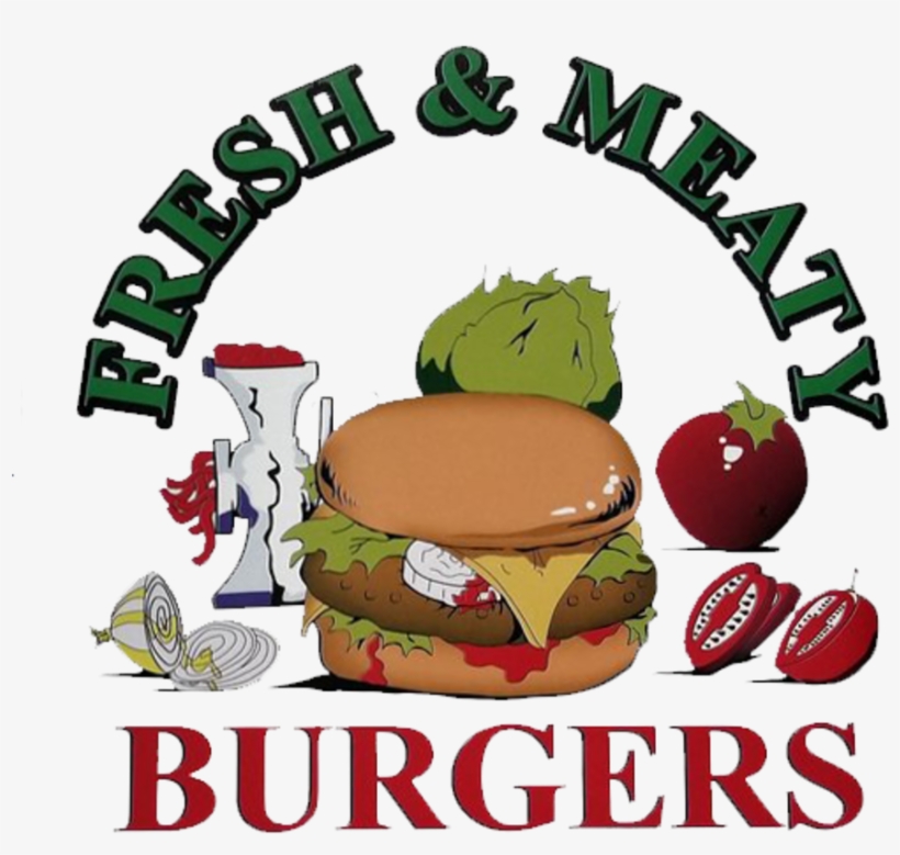 Burger Clipart Top View - Fresh And Meaty Burgers, Inc., transparent png download