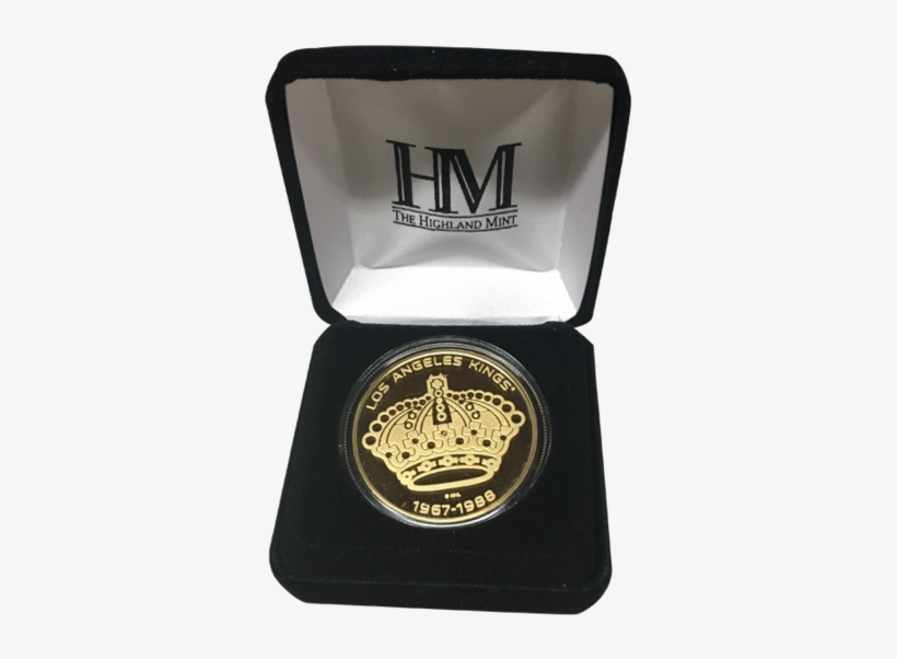 La Kings 50th Anniversary Queens Crown Gold Minted - Highland Mint, transparent png download