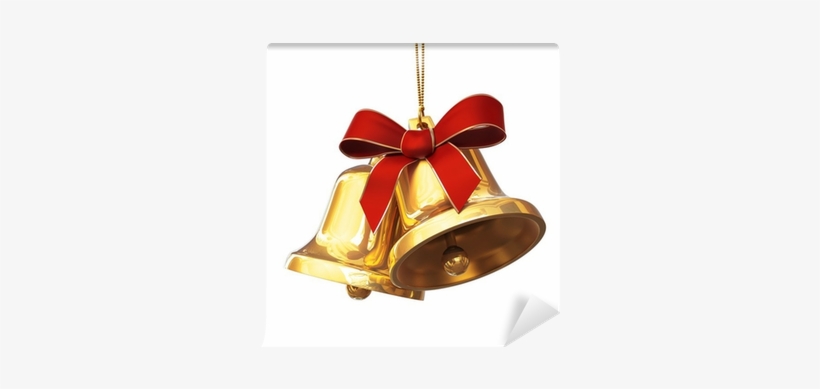 Pair Of Golden Bells With Red Bow Wall Mural • Pixers® - Bimmel-blamage Und Das Mops-malheur, 2. Auflage, transparent png download