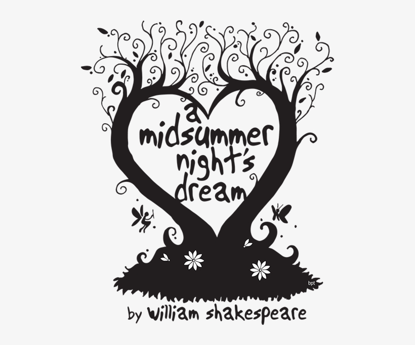 A Midsummer Night's Dream - Midsummer Night Dream Black And White, transparent png download