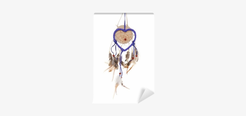 A Dream Catcher With Feathers Isolated Over White Wall - Dreamcatcher, transparent png download