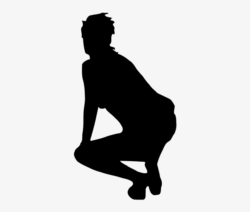 How To Set Use Woman Silhouette 38 Icon Png - Silhouette, transparent png download