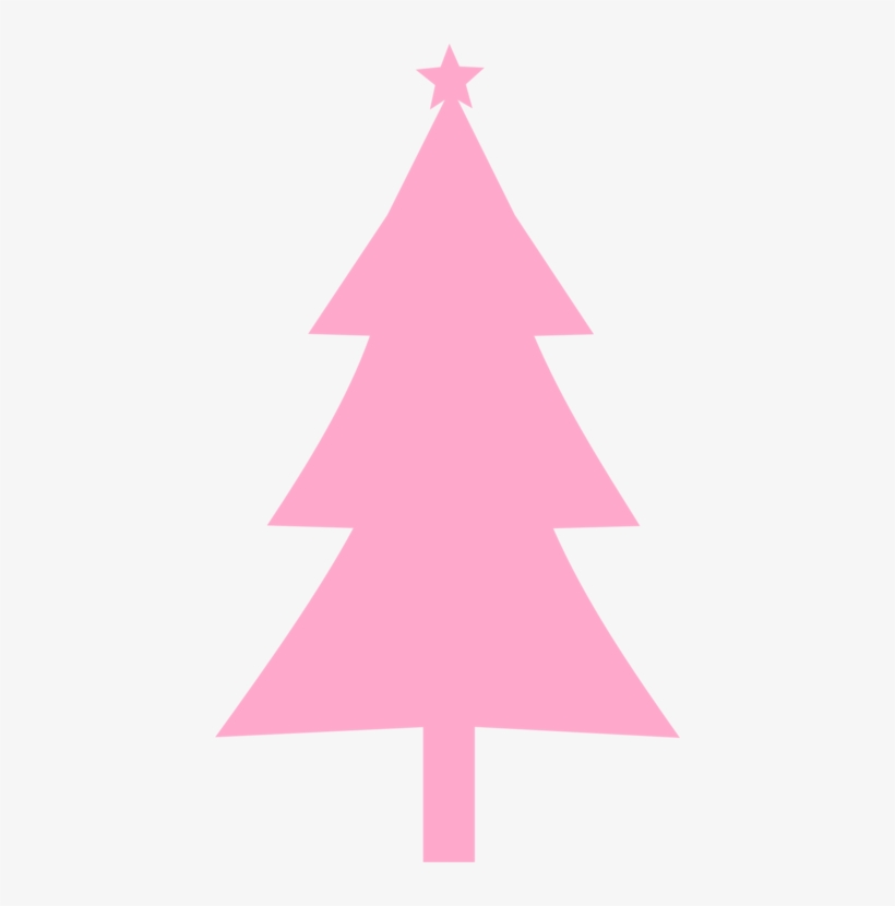Christmas Tree Christmas Day Santa Claus Clip Art Christmas - Christmas Tree Ornament Silhouette, transparent png download