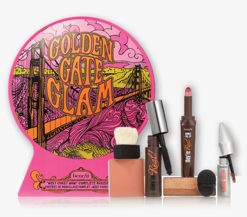 Golden Gate Glam - Benefit Cosmetics Golden Gate Glam Makeup Kit, transparent png download