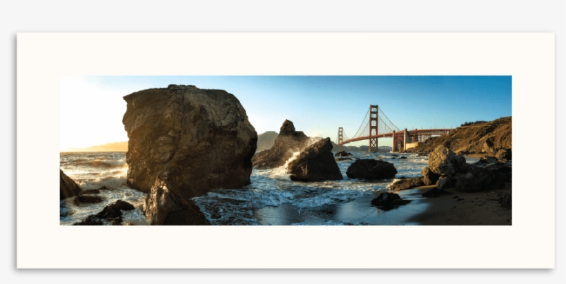 The Bridge - Golden Gate Bridge Photographic Art Print Framing /, transparent png download