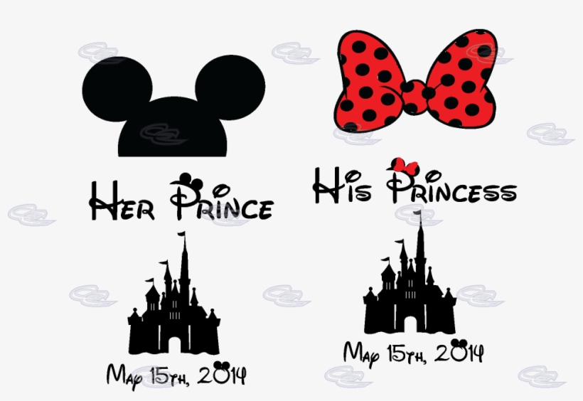 Beauty Queen Silhouette Png Download - His And Hers Png, transparent png download