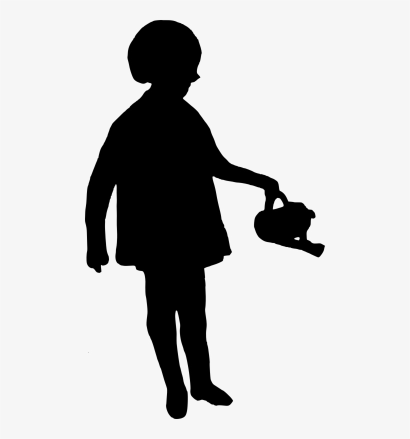 Free Png Girl Silhouette Png Images Transparent - Silhouette, transparent png download