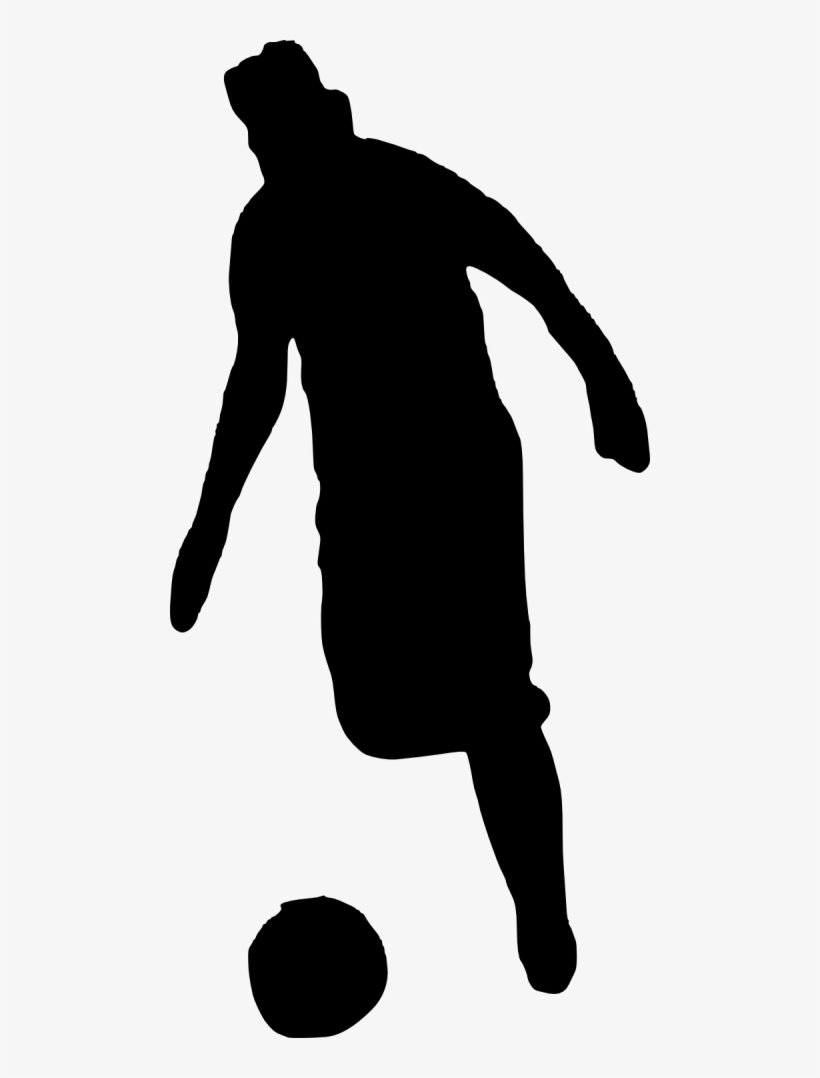 Free Png Football Player Silhouette Png Images Transparent - Silhouette, transparent png download