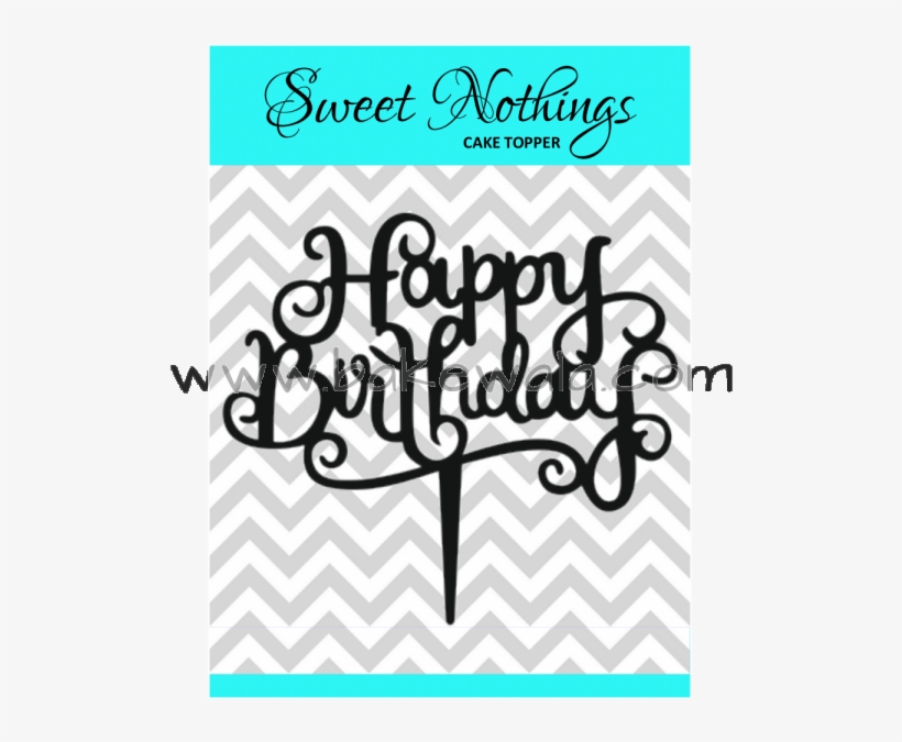 20x Glitter Paper Happy Birthday Letter Cake Cupcake, transparent png download
