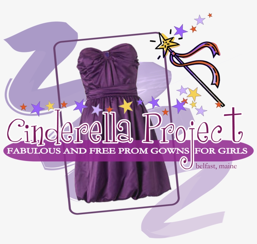Cinderella Project Logo - Purple Short Prom Dresses, transparent png download