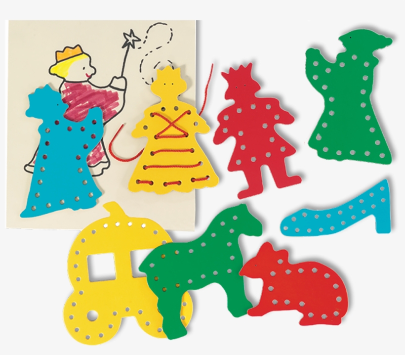 Cinderella - Lacing & Tracing Cinderella, transparent png download