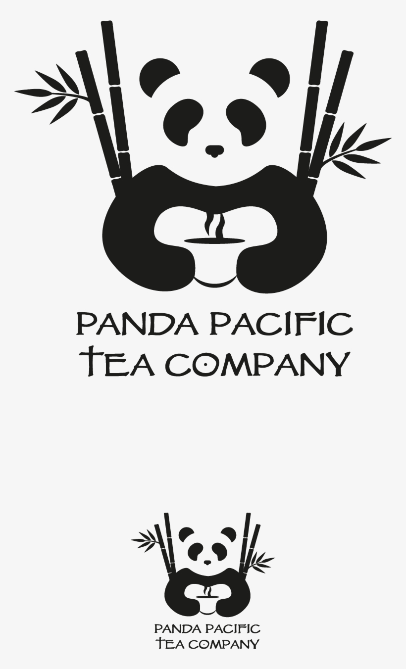Logo Design By Shanchud For Panda Pacific Tea Company - Tea, transparent png download