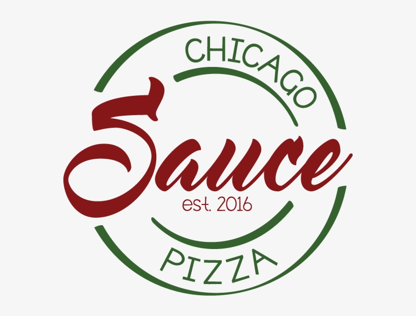 Sauce Chicago Pizza - Text, transparent png download