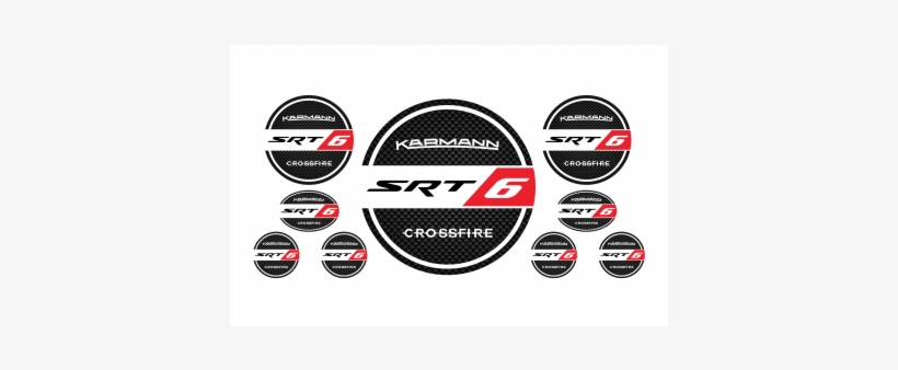 Crossfire Srt6 Round Domed Emblems Set - Dome, transparent png download