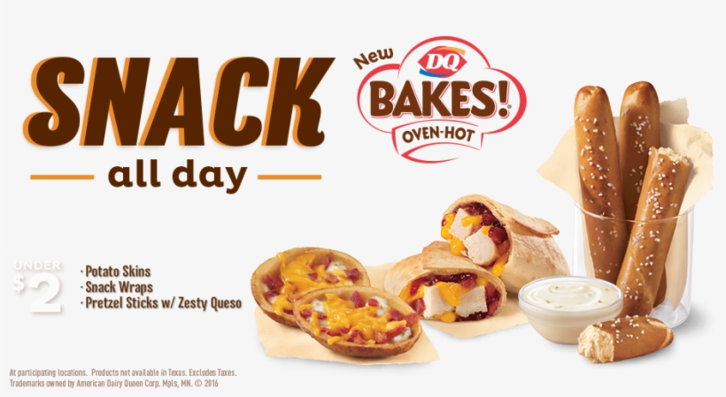 Dairy Queen Soft Pretzels And Potato Skins - Dairy Queen Soft Pretzels, transparent png download