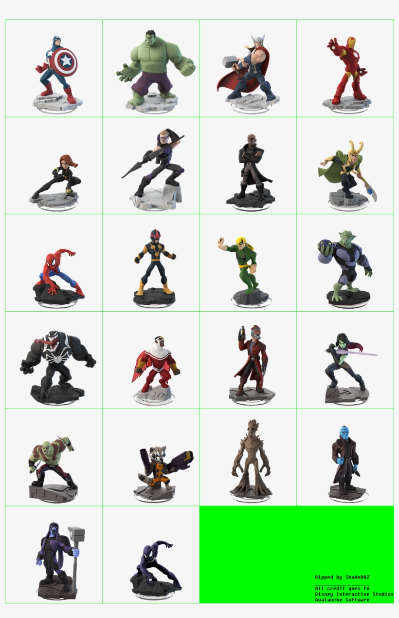 Click For Full Sized Image Marvel Character Previews - Disney Infinity: Marvel Super Heroes, Collector's Edition, transparent png download