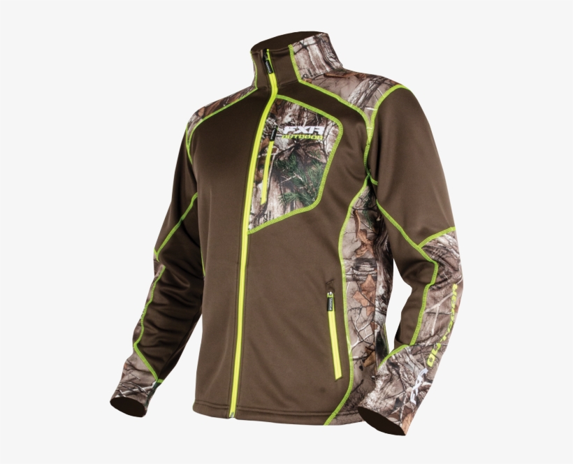 Brown/realtree Xtra - Fxr Racing Elevation Fleece Realtree Mens Active Sports, transparent png download