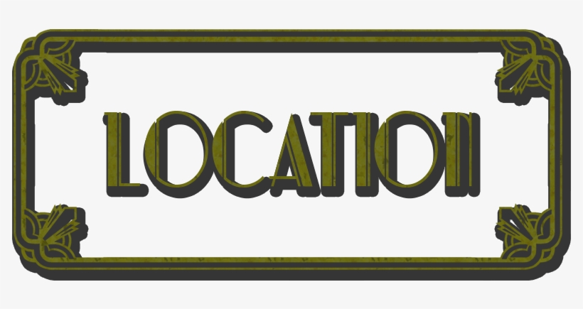 There Is A Picture Showing The Map Pointing Towards - Banner, transparent png download