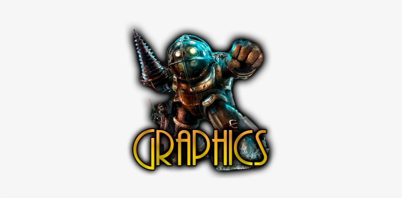 Bioshock Makes Good Use Of The Unreal Engine Graphics - Bioshock [pre-owned] Xbox 360, transparent png download