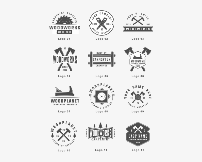 Custom Branding Iron - Carpentry Font, transparent png download