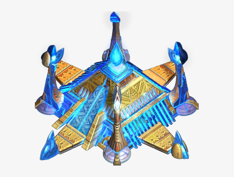 Remastered's Special Aiur Nexus Skin Has A Scintillating - Starcraft Remastered Nexus, transparent png download