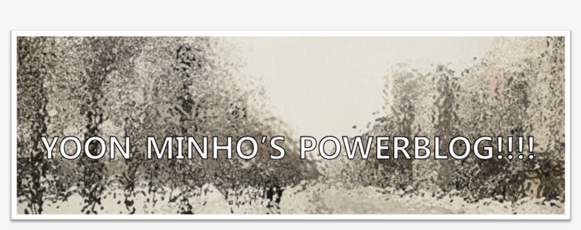 Yoon Minho's Powerblog, transparent png download
