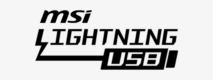Msi Lightning Usb Logo - Micro-star International, transparent png download