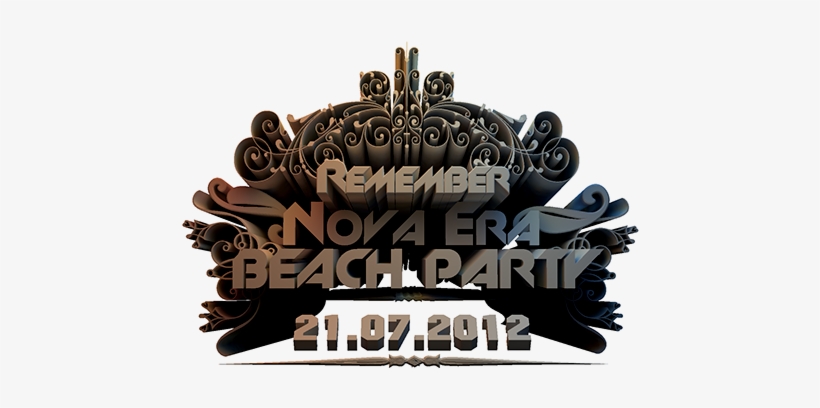 Logo Remember Nova Era Beach Party Created In Cinema - Cinema 4d Club Poster, transparent png download
