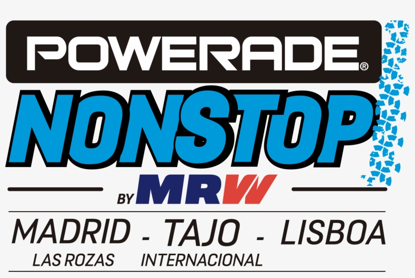A Powerade Non Stop Madrid Tajo International Lisboa - 2018 Madrid Lisboa Non Stop, transparent png download