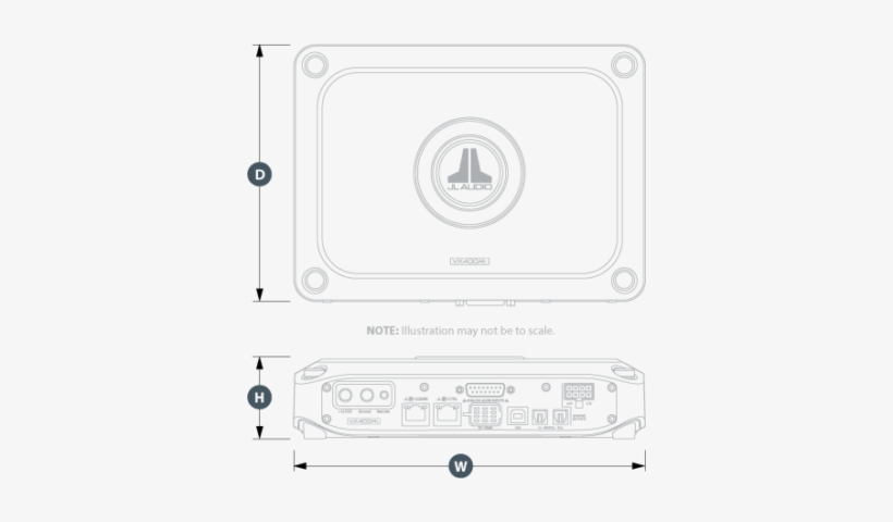 Physical Specifications - Jl Audio, transparent png download