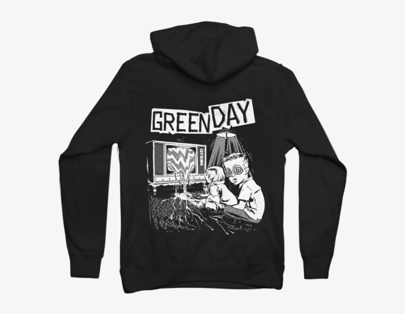 Green Day Tv Wasteland Zip Hoodie - Alice In Chains Zip Hoodie, transparent png download