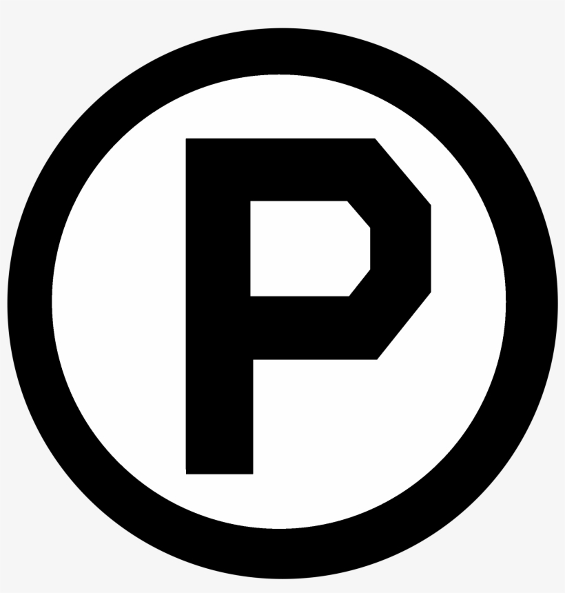 Providence Bruins Logo Black And White - Free Parking Icon Png, transparent png download