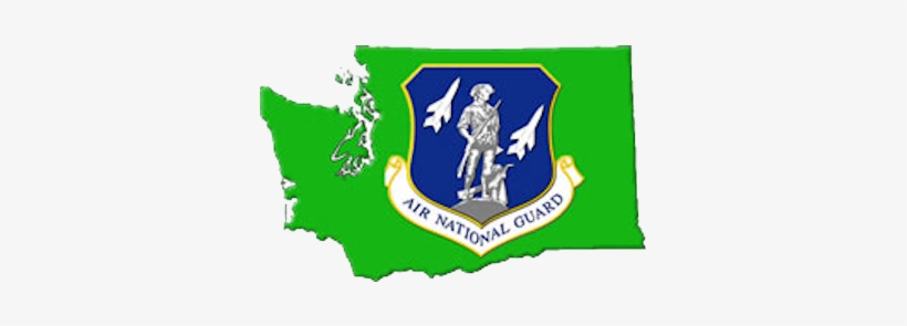Wa Air National Guard Logo - Air National Guard Photo License Plate, Aluminum, transparent png download