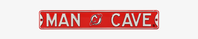 New Jersey Devils “man Cave” Authentic Street Sign - Toronto Maple Leafs Man Cave Sign, transparent png download