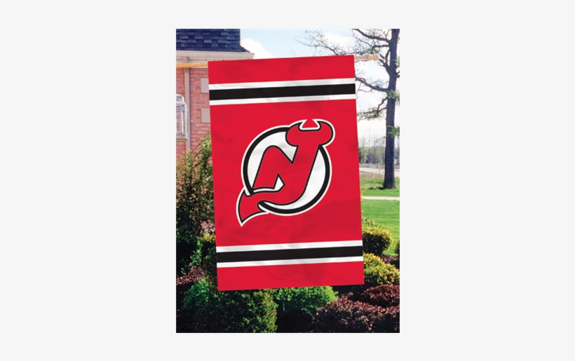 New Jersey Devils Applique Banner Flag - New Jersey Devils, transparent png download