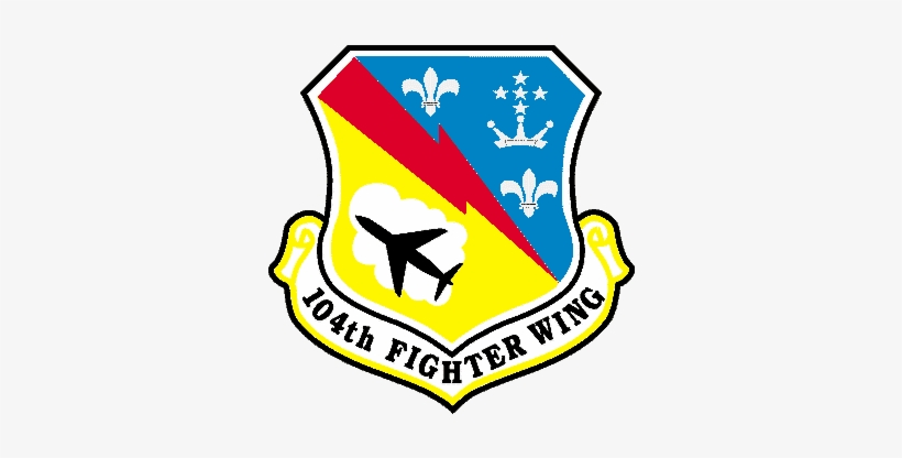 The 104th Fighter Wing Is A Premier Fighter Wing Serving - 104th Fighter Wing Patch, transparent png download