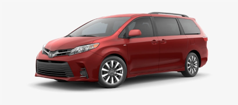 2018 Toyota Sienna Xle Red, transparent png download