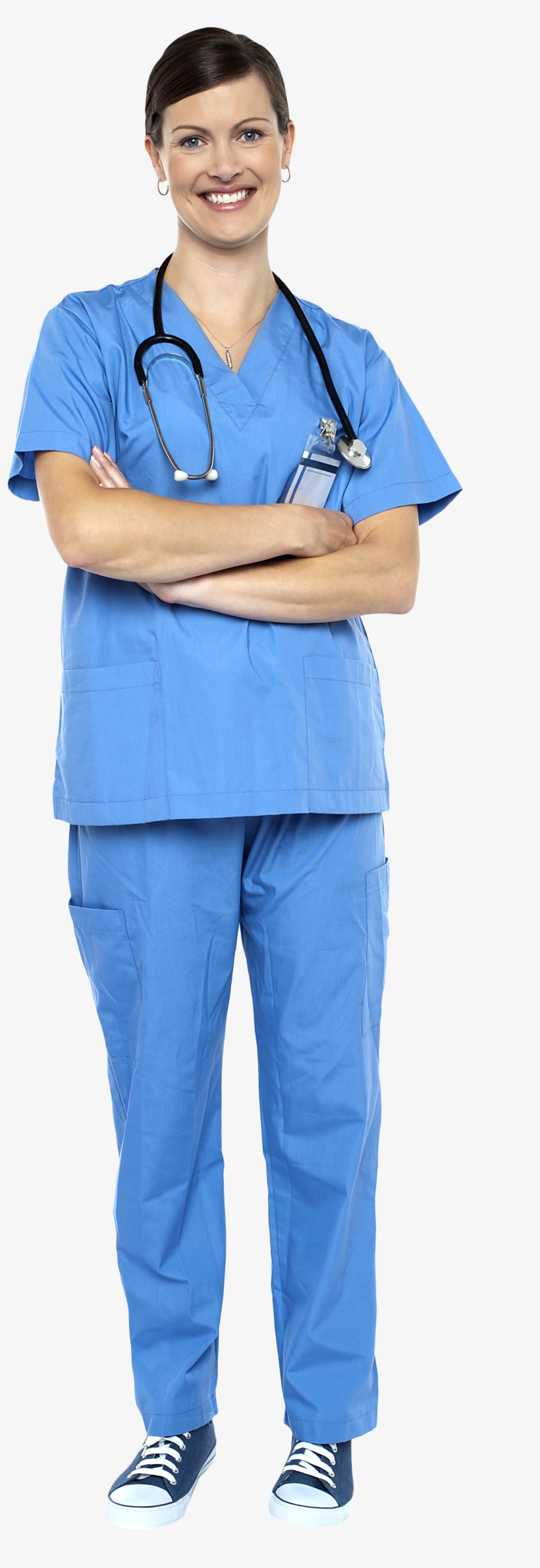Female Doctor Png Image - Standing Doctor Png, transparent png download