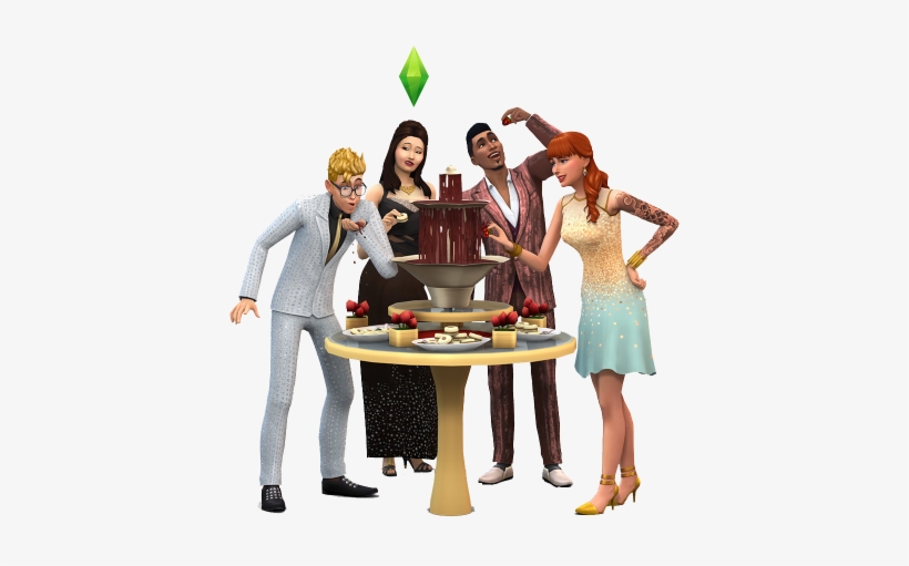 Indulge In The All-new Banquet Table - Sims 4 Luxury Party Stuff, transparent png download