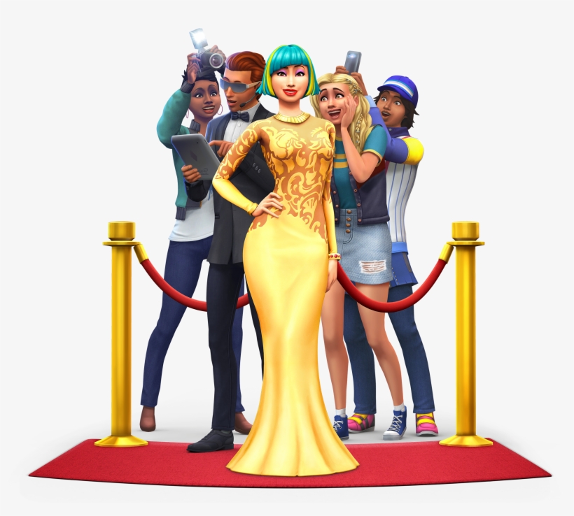 The Sims 4 Get Famous Official Assets, Box Art, Logo, - Sims 4 Get Famous, transparent png download