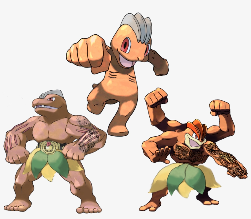 I Got Really Bored And Decided To Make Alola Machop - Pokemon Alola Machamp, transparent png download