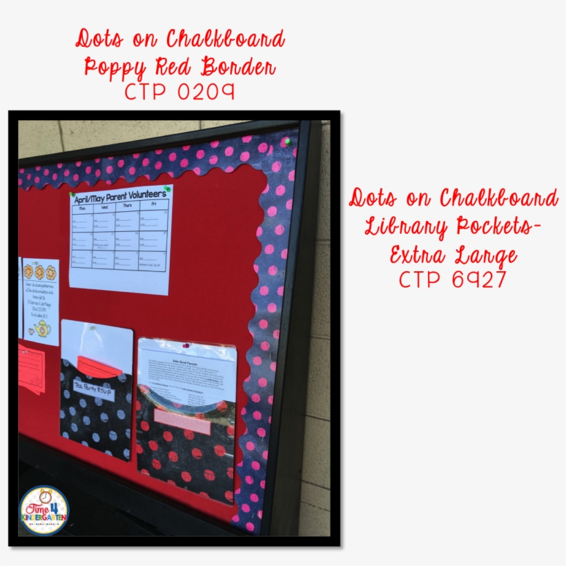 Ctp Chalk It Up Colloection Dots On A Chalkboard- Parent - Bulletin Board, transparent png download