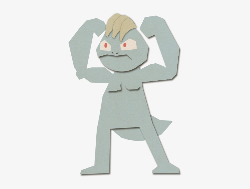 Machop - Cartoon, transparent png download