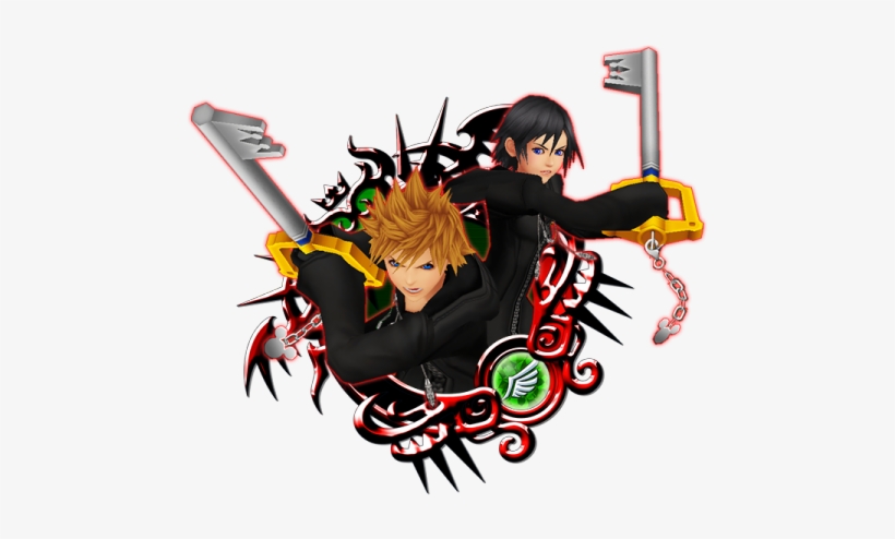 Prime Roxas Xion - Kingdom Hearts Union X 7 Star Medals, transparent png download