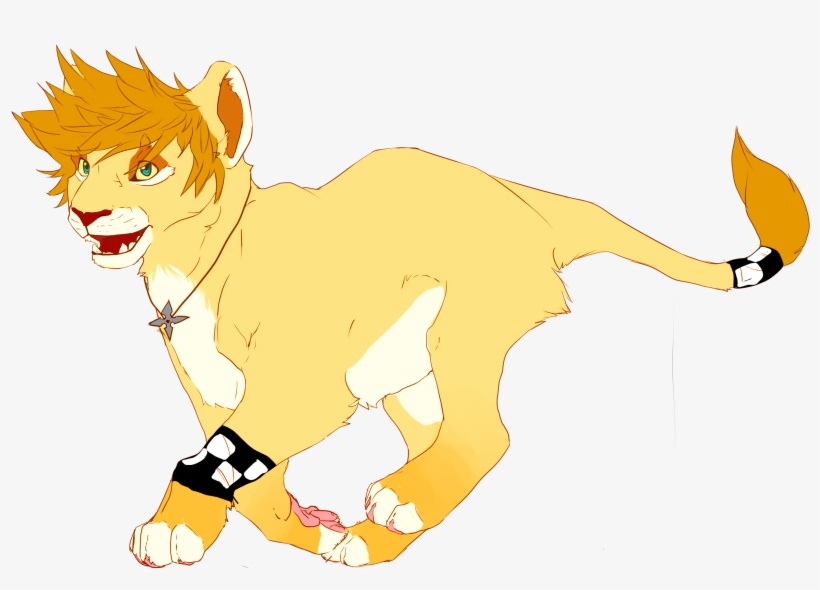 Roxas - Roxas Furry, transparent png download