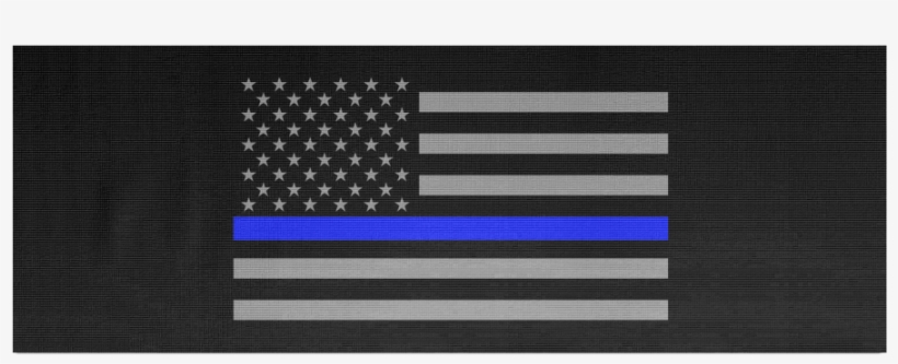 Thin Blue Line Flag Yoga Mat - America Thin Red Line Symbol Cufflinks, Pale Blue/red, transparent png download