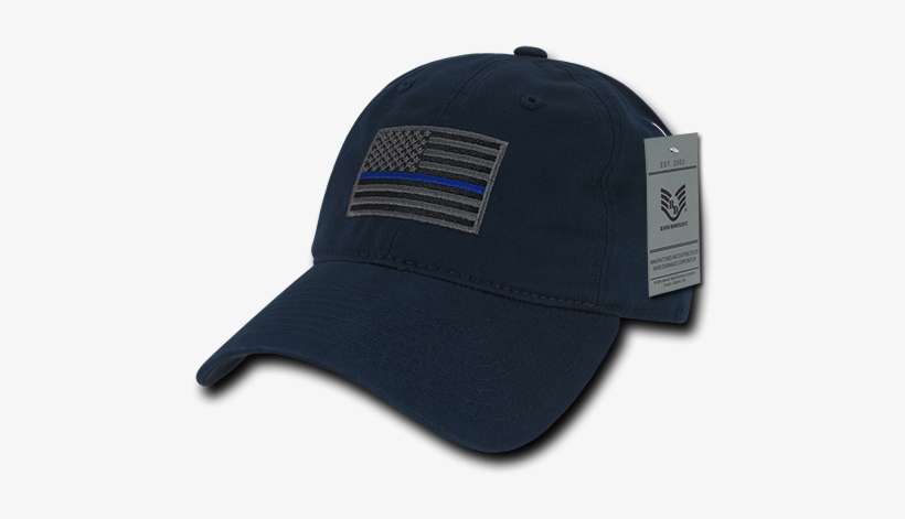 Thin Blue Line Relaxed Adjustable Cap Larger Photo - Jeep Hats, transparent png download