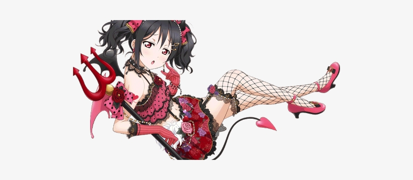 Love Live Little Devil Nico Yazawa Cosplay Costume - Nico Yazawa Little Devil, transparent png download